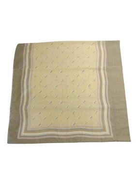 Vintage Springmaid Yellow Brown Sprinkle Standard Pillowcases Set of 2